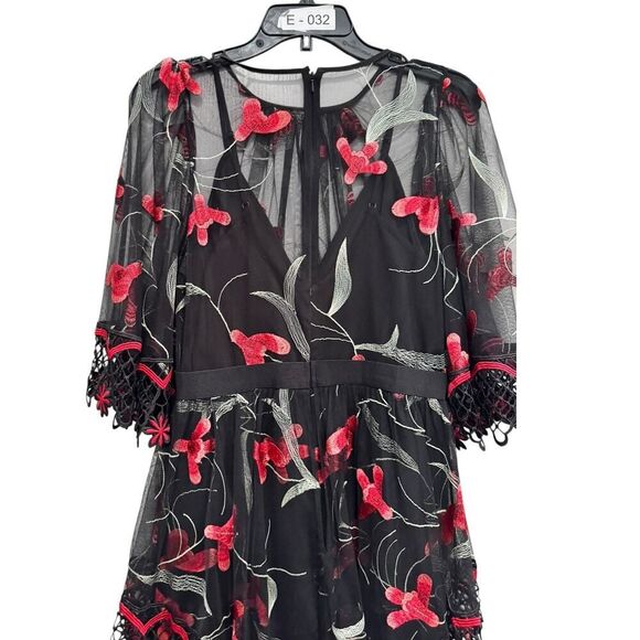 Alice McCall Marigold Dress in Black Sugar Plum - Size 8 - New - Picture 6 of 6